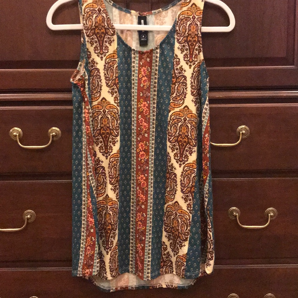 Agnes & Dora Essential Tank Teal Boho Small